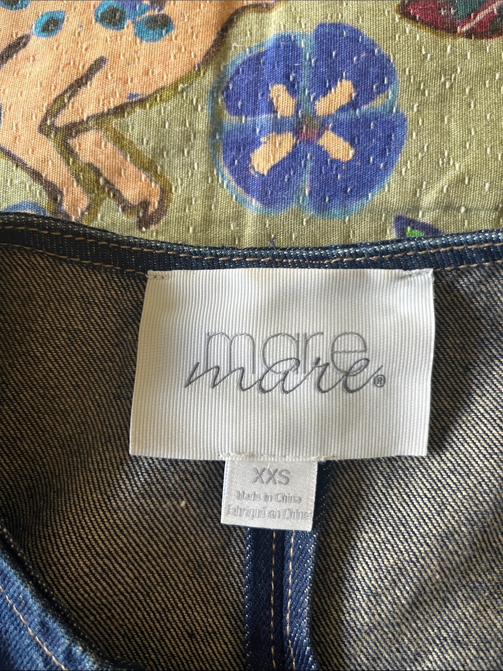 Anthropologie x Mare Mare Tailored Denim Vest Womens XXS - Picture 3 of 6